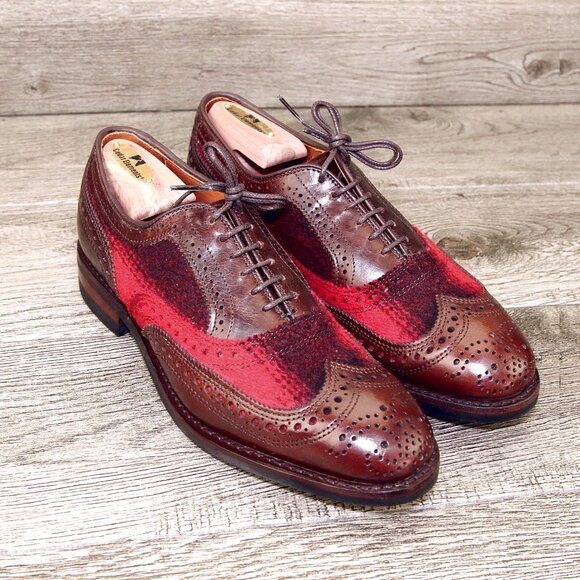 *worn 1x* $395 Allen Edmonds MCALLISTER 5.5 D ( Womens 7 Wide ) * add $15 Trees main image 7